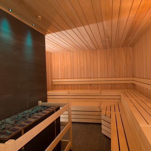 Sauna in the heat experience suite at One Leisure St Ives
