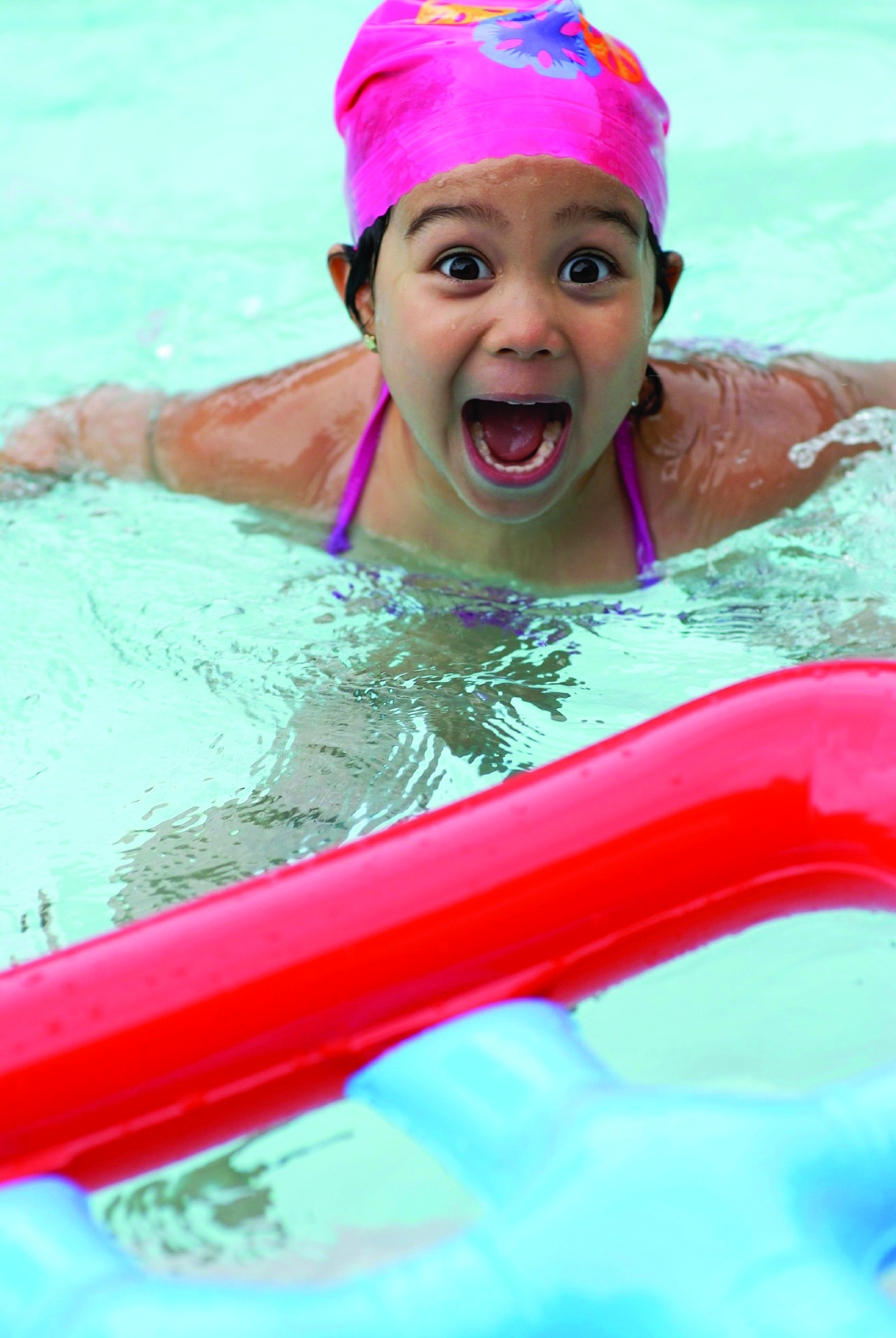 Girl in pool