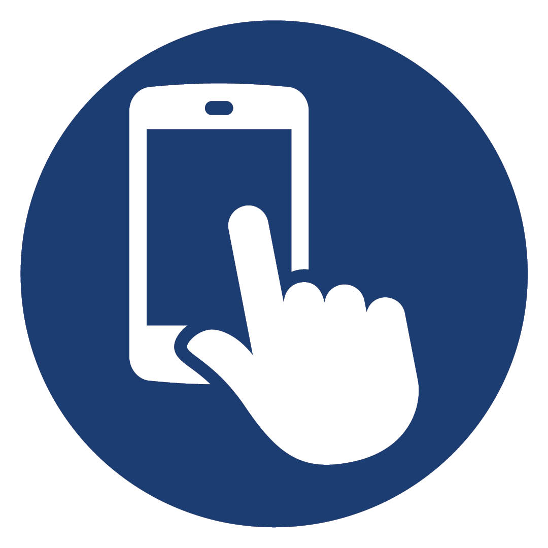 safety icon showing a mobile phone in use