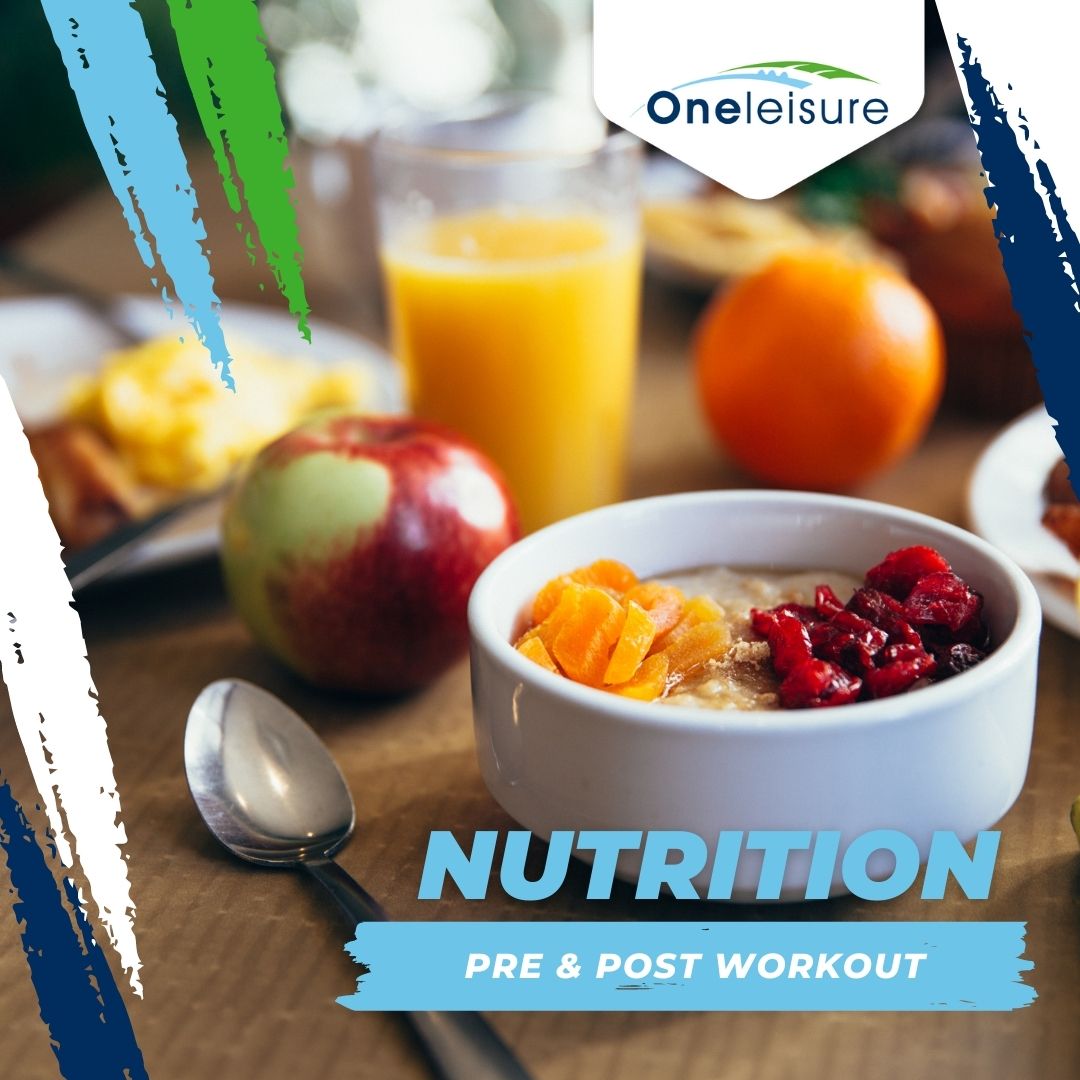 Pre and post online workout nutrition